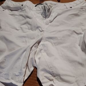 Classic White Women's Bermuda Shorts